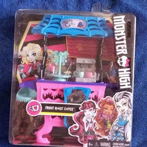 Monster High Fright Roast Coffee Cart Play Set